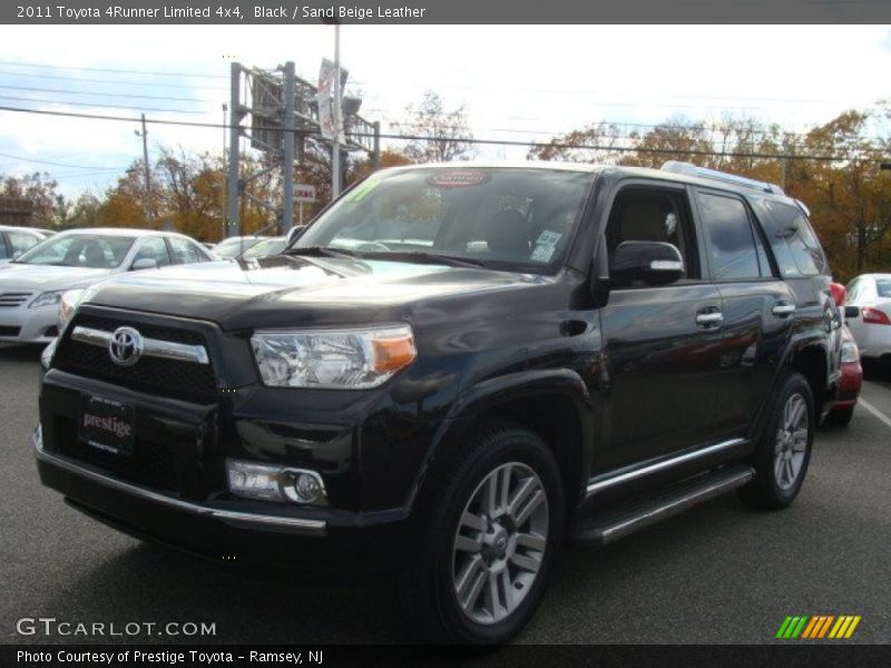 Black / Sand Beige Leather 2011 Toyota 4Runner Limited 4x4