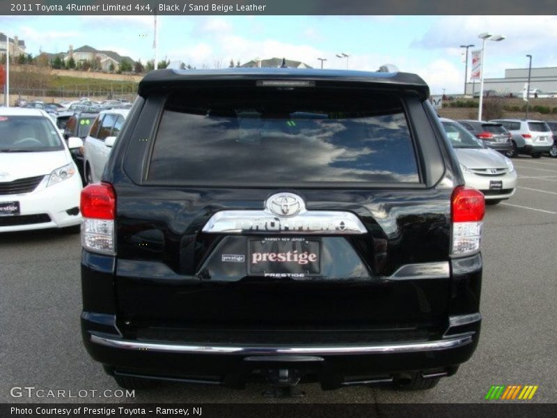 Black / Sand Beige Leather 2011 Toyota 4Runner Limited 4x4