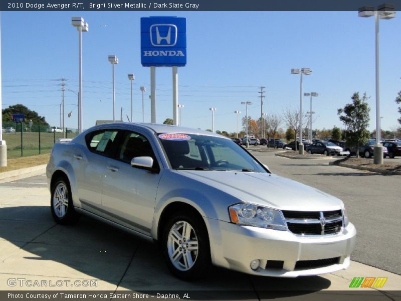 Bright Silver Metallic / Dark Slate Gray 2010 Dodge Avenger R/T