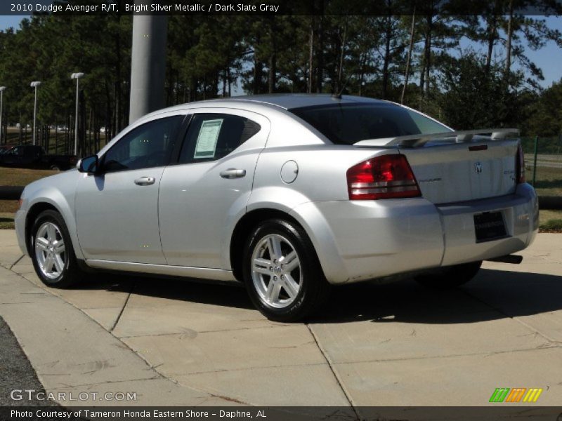 Bright Silver Metallic / Dark Slate Gray 2010 Dodge Avenger R/T
