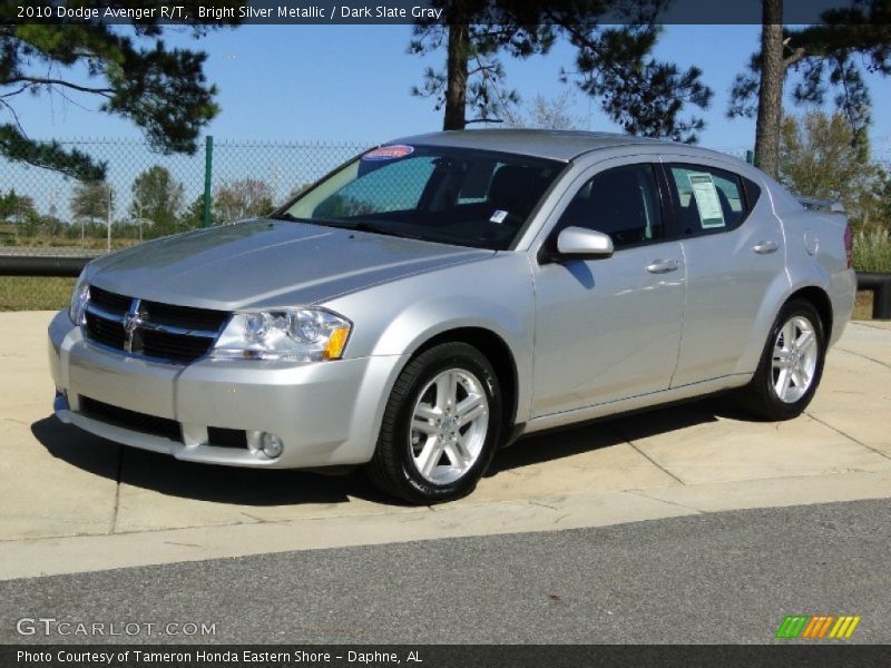 Bright Silver Metallic / Dark Slate Gray 2010 Dodge Avenger R/T
