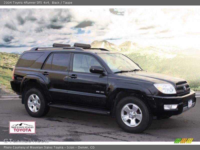 Black / Taupe 2004 Toyota 4Runner SR5 4x4