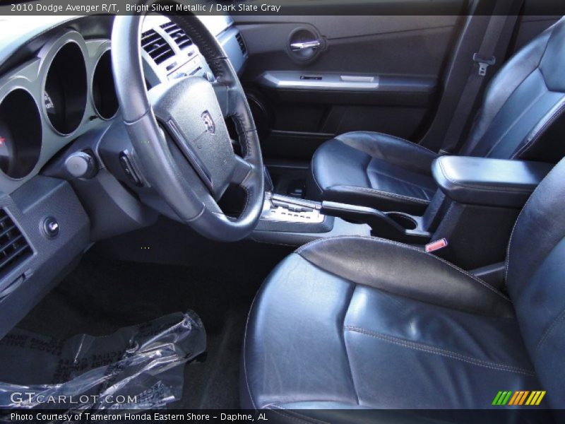 Bright Silver Metallic / Dark Slate Gray 2010 Dodge Avenger R/T