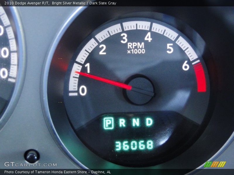Bright Silver Metallic / Dark Slate Gray 2010 Dodge Avenger R/T