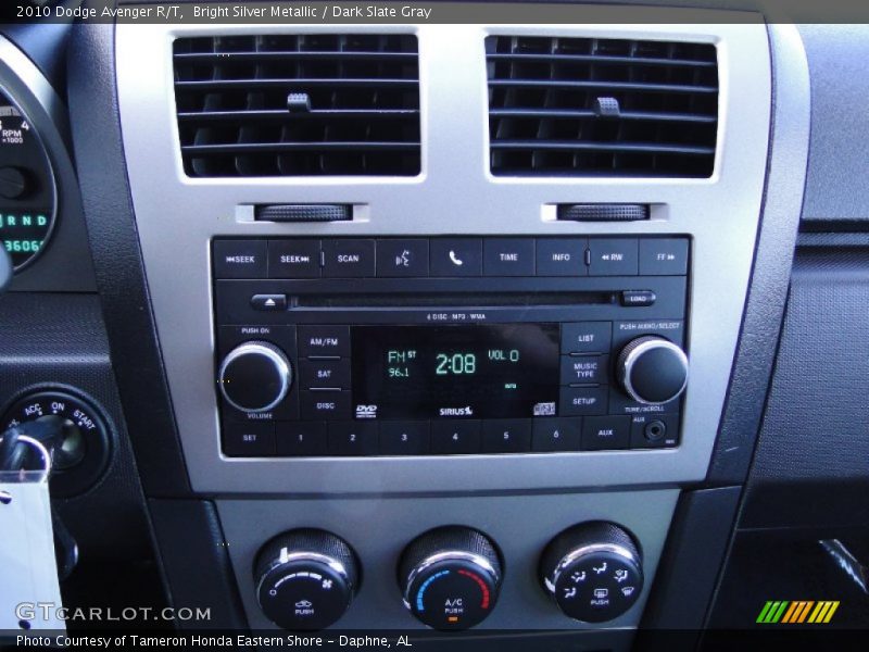 Bright Silver Metallic / Dark Slate Gray 2010 Dodge Avenger R/T