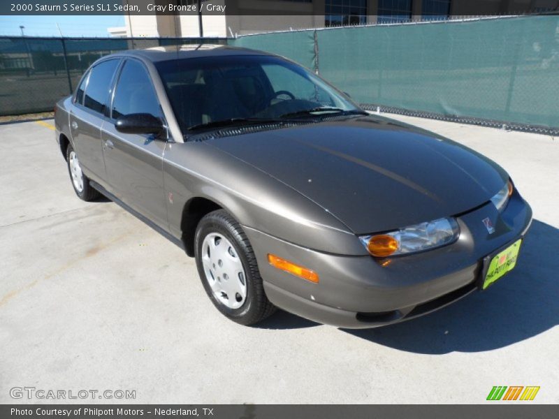 Gray Bronze / Gray 2000 Saturn S Series SL1 Sedan