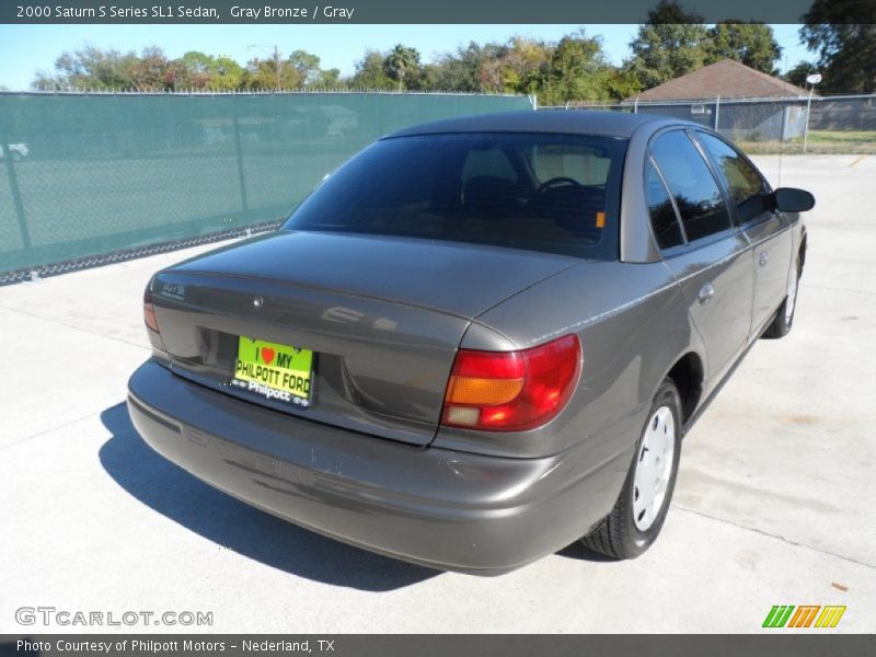 Gray Bronze / Gray 2000 Saturn S Series SL1 Sedan