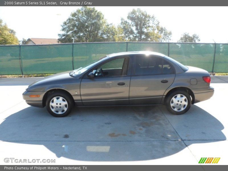 Gray Bronze / Gray 2000 Saturn S Series SL1 Sedan