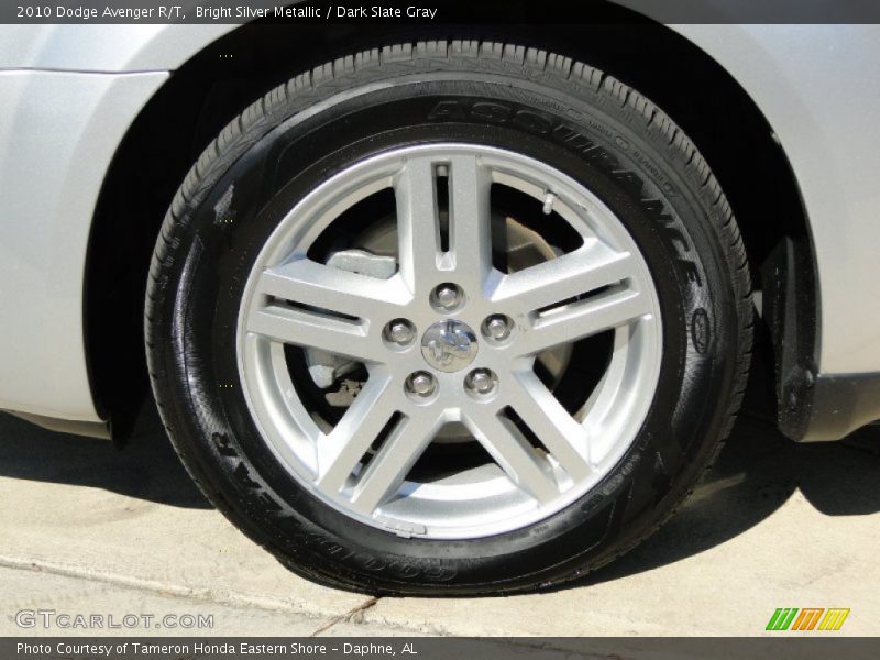 Bright Silver Metallic / Dark Slate Gray 2010 Dodge Avenger R/T
