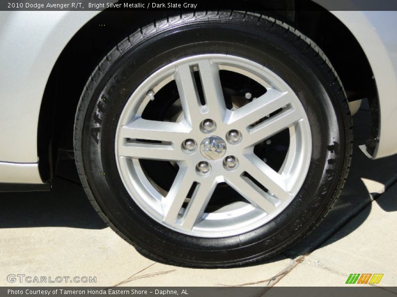 Bright Silver Metallic / Dark Slate Gray 2010 Dodge Avenger R/T