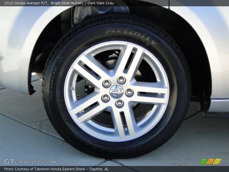 Bright Silver Metallic / Dark Slate Gray 2010 Dodge Avenger R/T