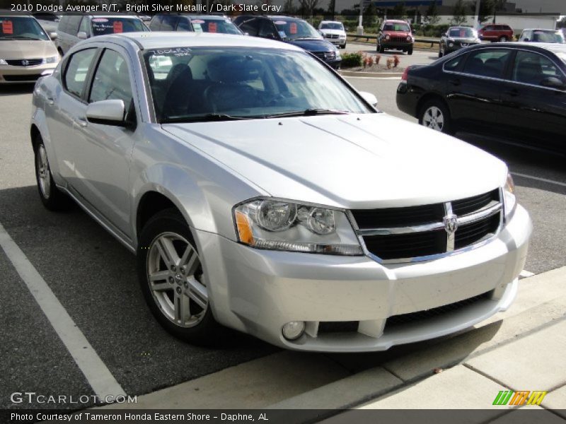 Bright Silver Metallic / Dark Slate Gray 2010 Dodge Avenger R/T