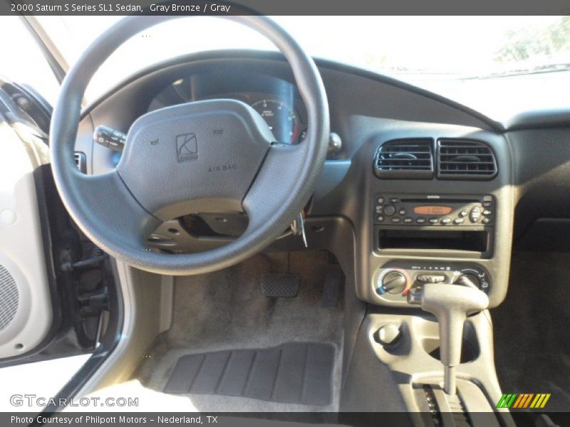 Gray Bronze / Gray 2000 Saturn S Series SL1 Sedan