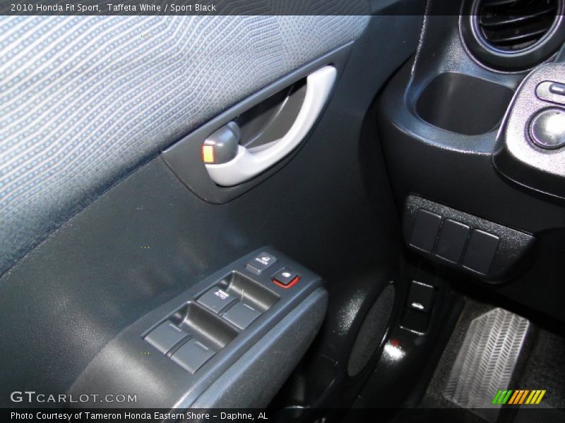 Taffeta White / Sport Black 2010 Honda Fit Sport