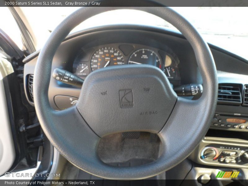 Gray Bronze / Gray 2000 Saturn S Series SL1 Sedan