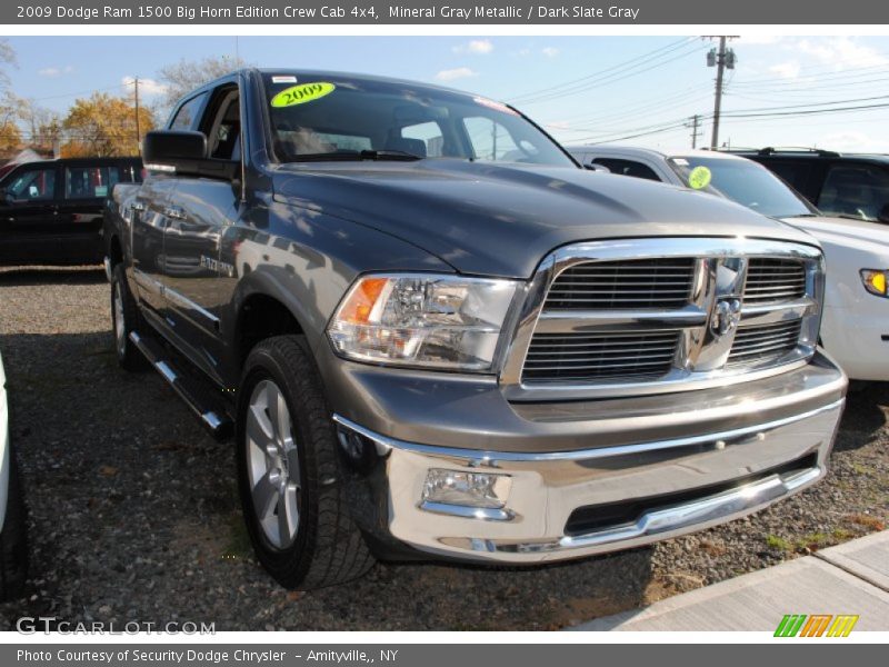 Mineral Gray Metallic / Dark Slate Gray 2009 Dodge Ram 1500 Big Horn Edition Crew Cab 4x4
