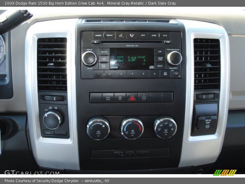 Mineral Gray Metallic / Dark Slate Gray 2009 Dodge Ram 1500 Big Horn Edition Crew Cab 4x4