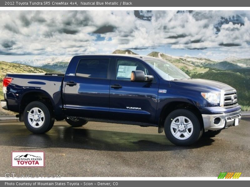 Nautical Blue Metallic / Black 2012 Toyota Tundra SR5 CrewMax 4x4