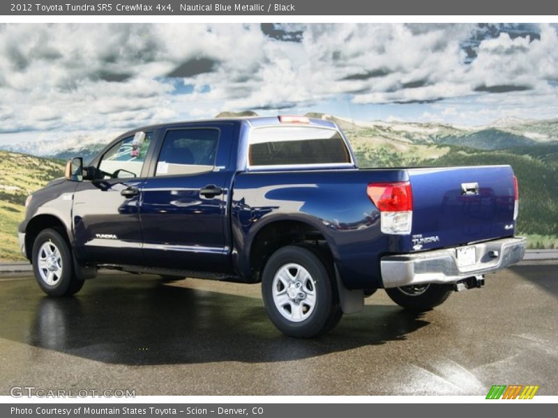 Nautical Blue Metallic / Black 2012 Toyota Tundra SR5 CrewMax 4x4