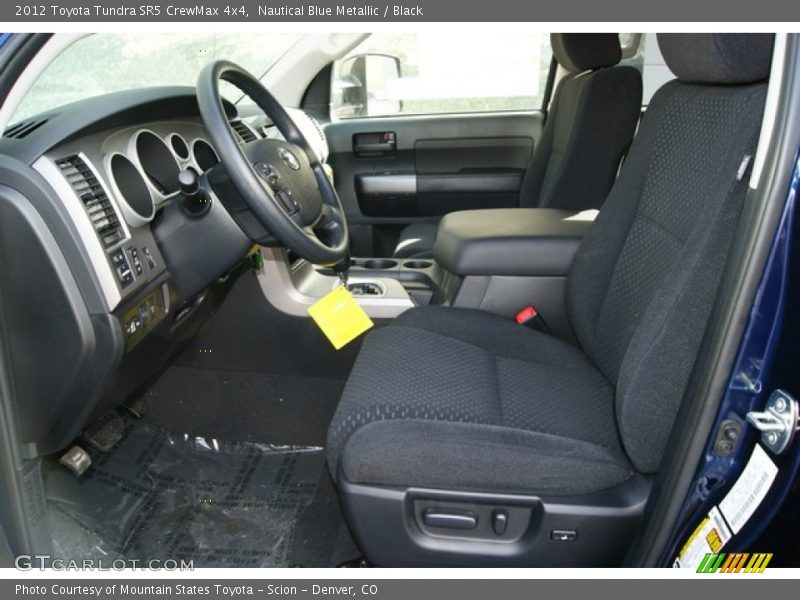 Nautical Blue Metallic / Black 2012 Toyota Tundra SR5 CrewMax 4x4
