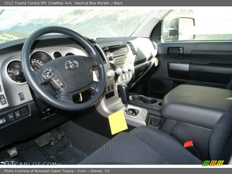 Nautical Blue Metallic / Black 2012 Toyota Tundra SR5 CrewMax 4x4