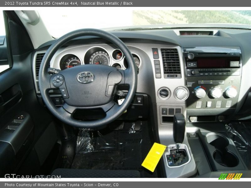 Nautical Blue Metallic / Black 2012 Toyota Tundra SR5 CrewMax 4x4