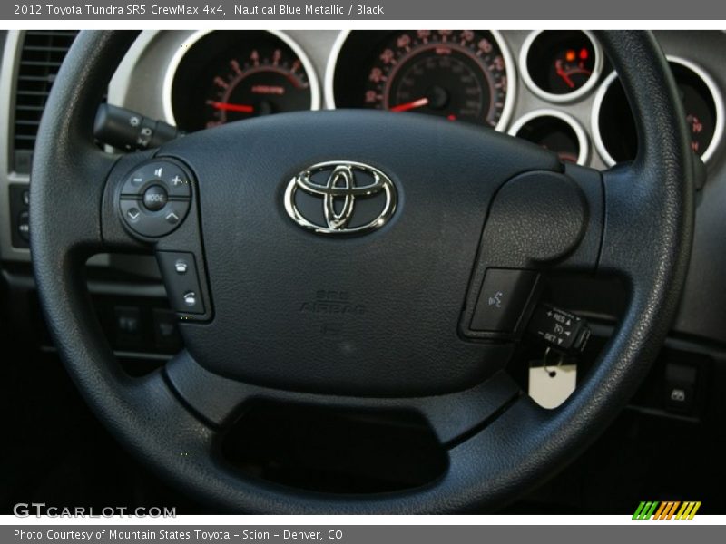 Nautical Blue Metallic / Black 2012 Toyota Tundra SR5 CrewMax 4x4
