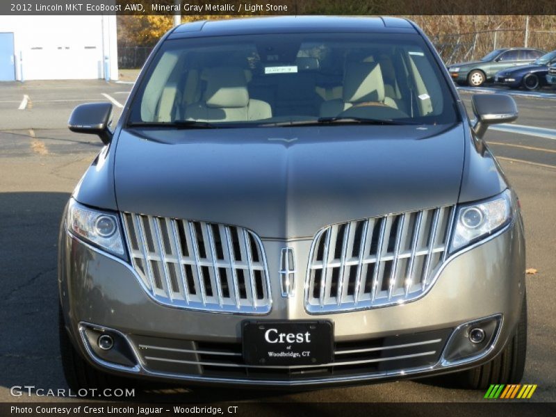 Mineral Gray Metallic / Light Stone 2012 Lincoln MKT EcoBoost AWD
