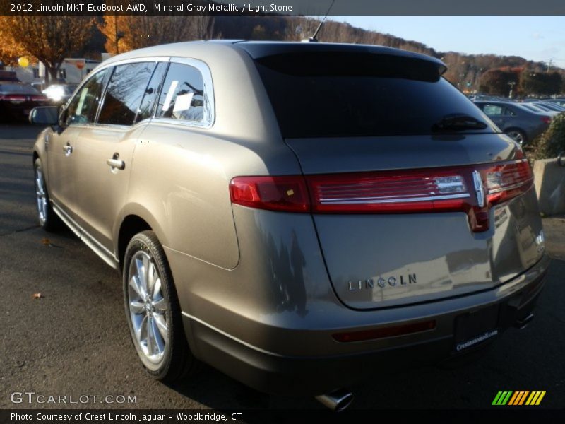 Mineral Gray Metallic / Light Stone 2012 Lincoln MKT EcoBoost AWD