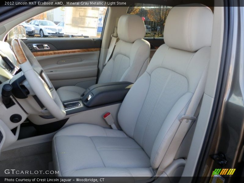 Mineral Gray Metallic / Light Stone 2012 Lincoln MKT EcoBoost AWD