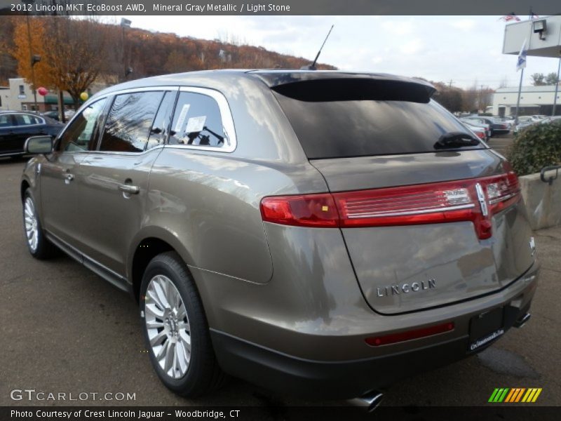 Mineral Gray Metallic / Light Stone 2012 Lincoln MKT EcoBoost AWD