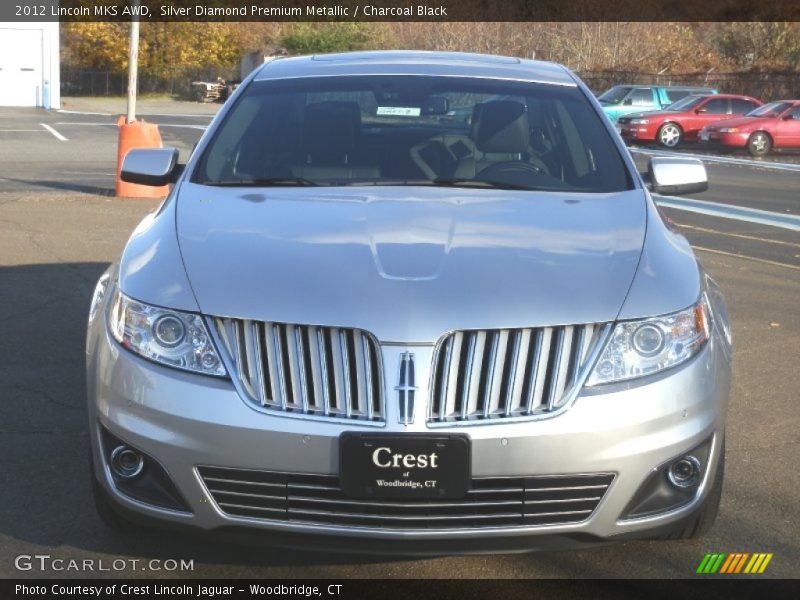 Silver Diamond Premium Metallic / Charcoal Black 2012 Lincoln MKS AWD