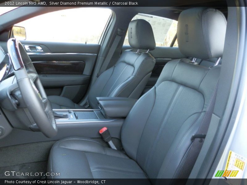 Silver Diamond Premium Metallic / Charcoal Black 2012 Lincoln MKS AWD