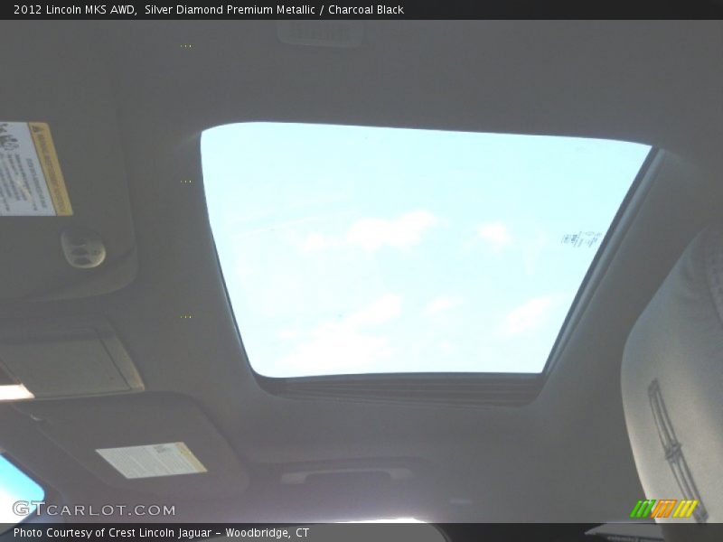 Silver Diamond Premium Metallic / Charcoal Black 2012 Lincoln MKS AWD