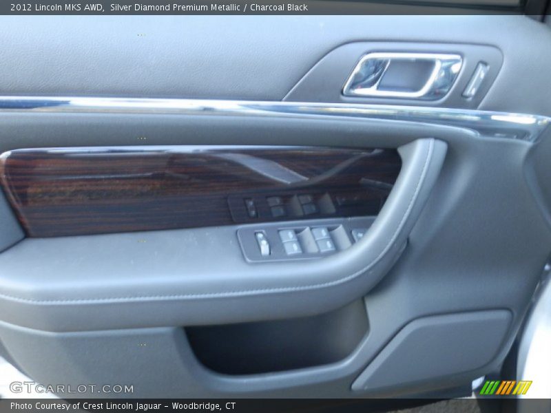 Silver Diamond Premium Metallic / Charcoal Black 2012 Lincoln MKS AWD