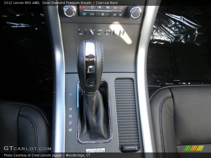 Silver Diamond Premium Metallic / Charcoal Black 2012 Lincoln MKS AWD