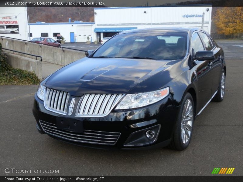 Black / Charcoal Black 2012 Lincoln MKS EcoBoost AWD