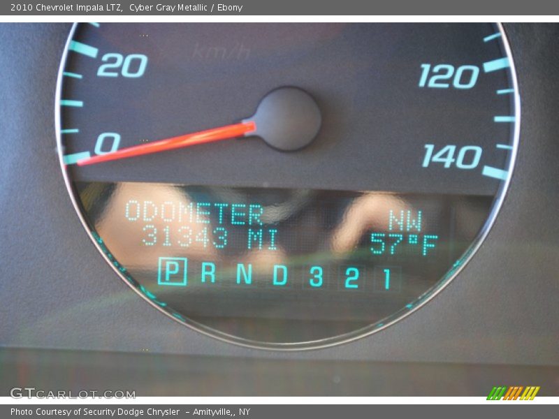 Cyber Gray Metallic / Ebony 2010 Chevrolet Impala LTZ