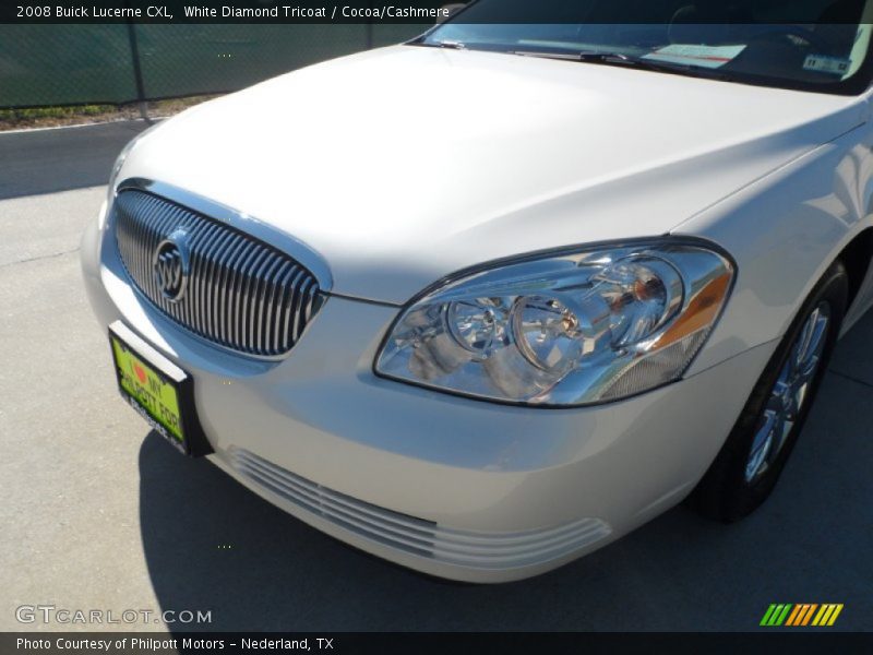 White Diamond Tricoat / Cocoa/Cashmere 2008 Buick Lucerne CXL