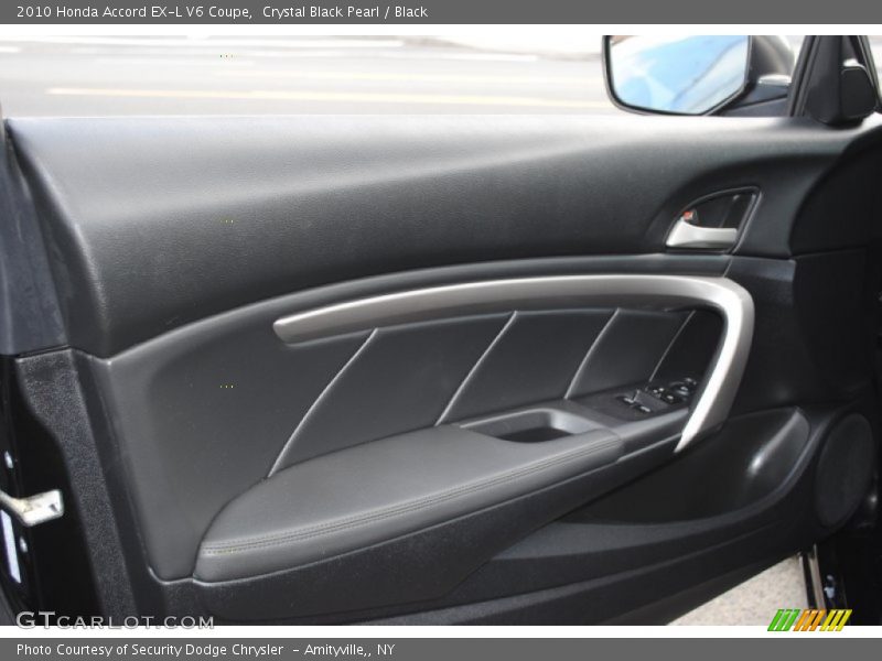 Crystal Black Pearl / Black 2010 Honda Accord EX-L V6 Coupe