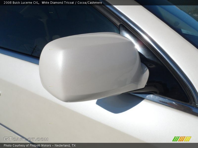 White Diamond Tricoat / Cocoa/Cashmere 2008 Buick Lucerne CXL
