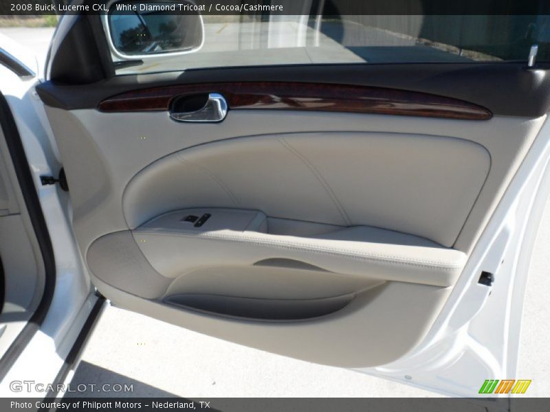 White Diamond Tricoat / Cocoa/Cashmere 2008 Buick Lucerne CXL
