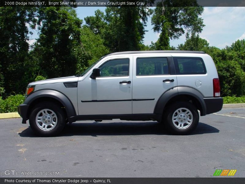 Bright Silver Metallic / Dark Slate Gray/Light Slate Gray 2008 Dodge Nitro SXT