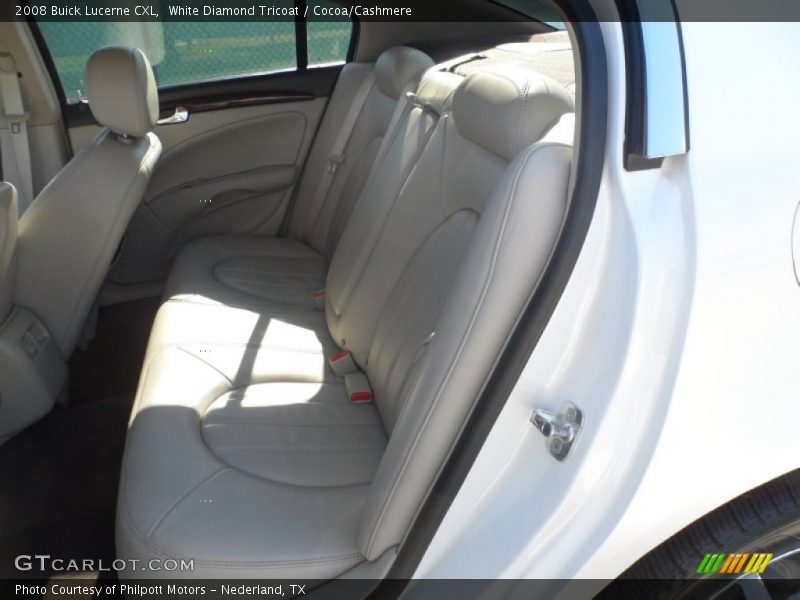 White Diamond Tricoat / Cocoa/Cashmere 2008 Buick Lucerne CXL