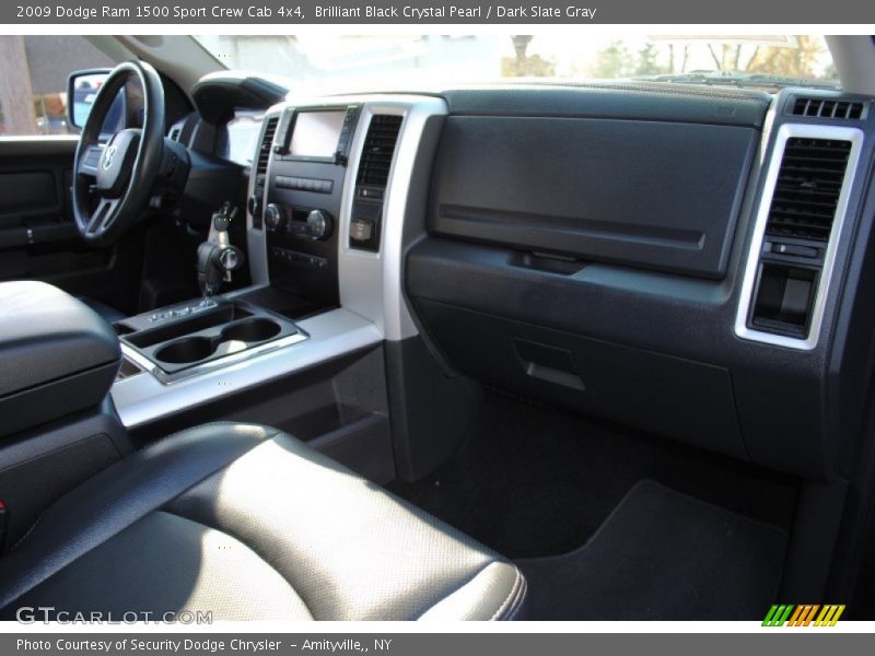 Brilliant Black Crystal Pearl / Dark Slate Gray 2009 Dodge Ram 1500 Sport Crew Cab 4x4