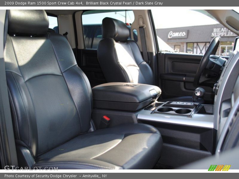 Brilliant Black Crystal Pearl / Dark Slate Gray 2009 Dodge Ram 1500 Sport Crew Cab 4x4