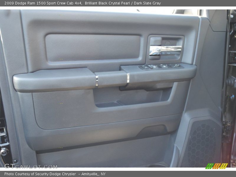 Brilliant Black Crystal Pearl / Dark Slate Gray 2009 Dodge Ram 1500 Sport Crew Cab 4x4