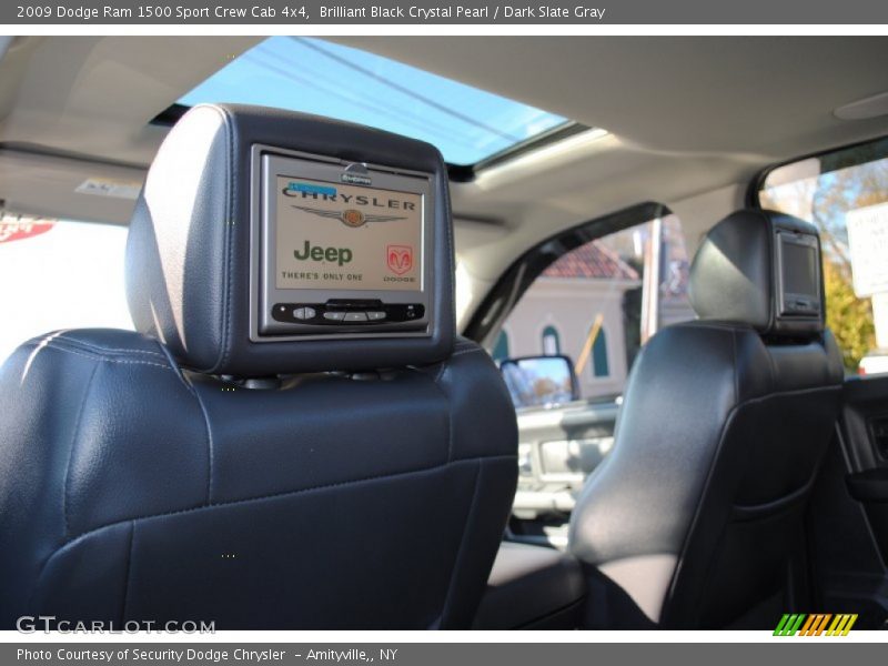 Brilliant Black Crystal Pearl / Dark Slate Gray 2009 Dodge Ram 1500 Sport Crew Cab 4x4