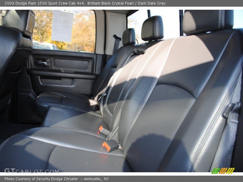Brilliant Black Crystal Pearl / Dark Slate Gray 2009 Dodge Ram 1500 Sport Crew Cab 4x4