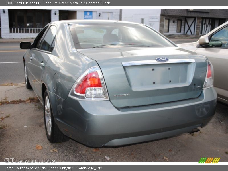 Titanium Green Metallic / Charcoal Black 2006 Ford Fusion SEL